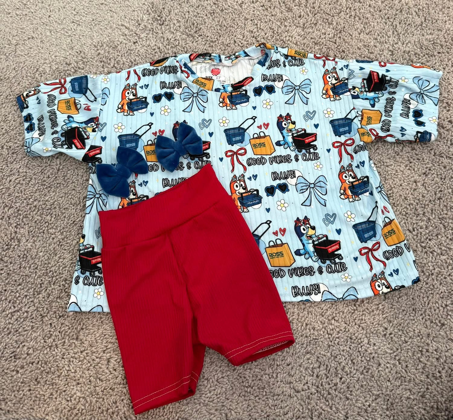 Boxy Tee Set