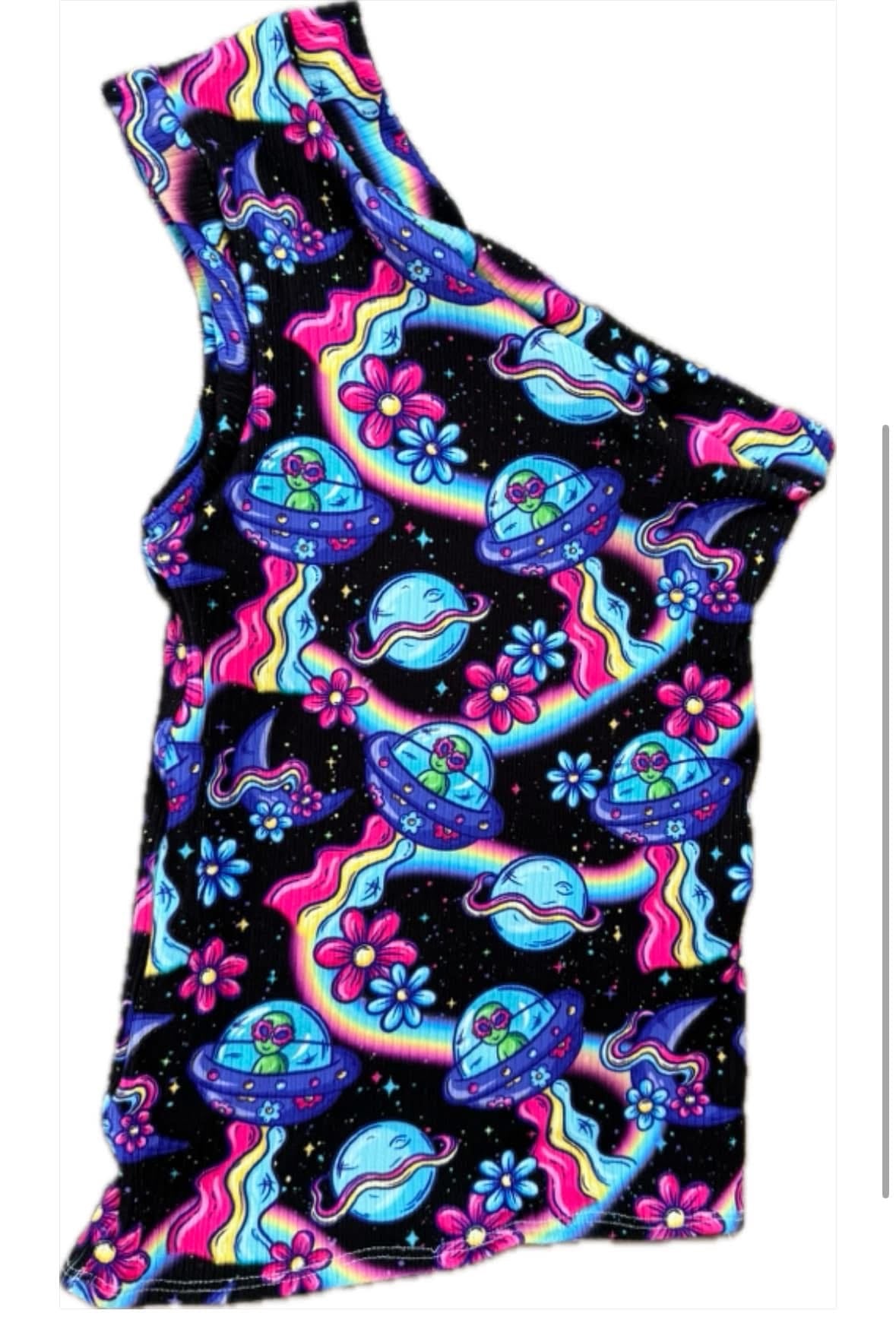 One Shoulder Tank Top, Dress or Romper