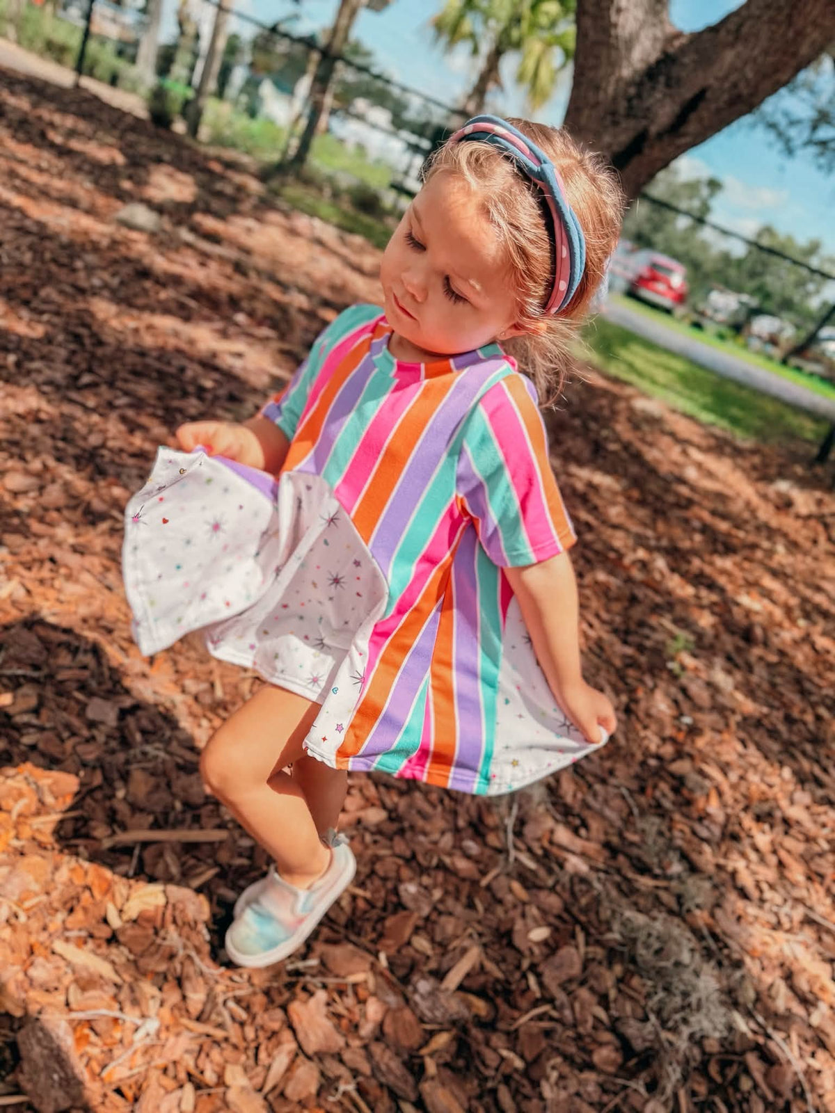 Colorblock Swing Dress or Top