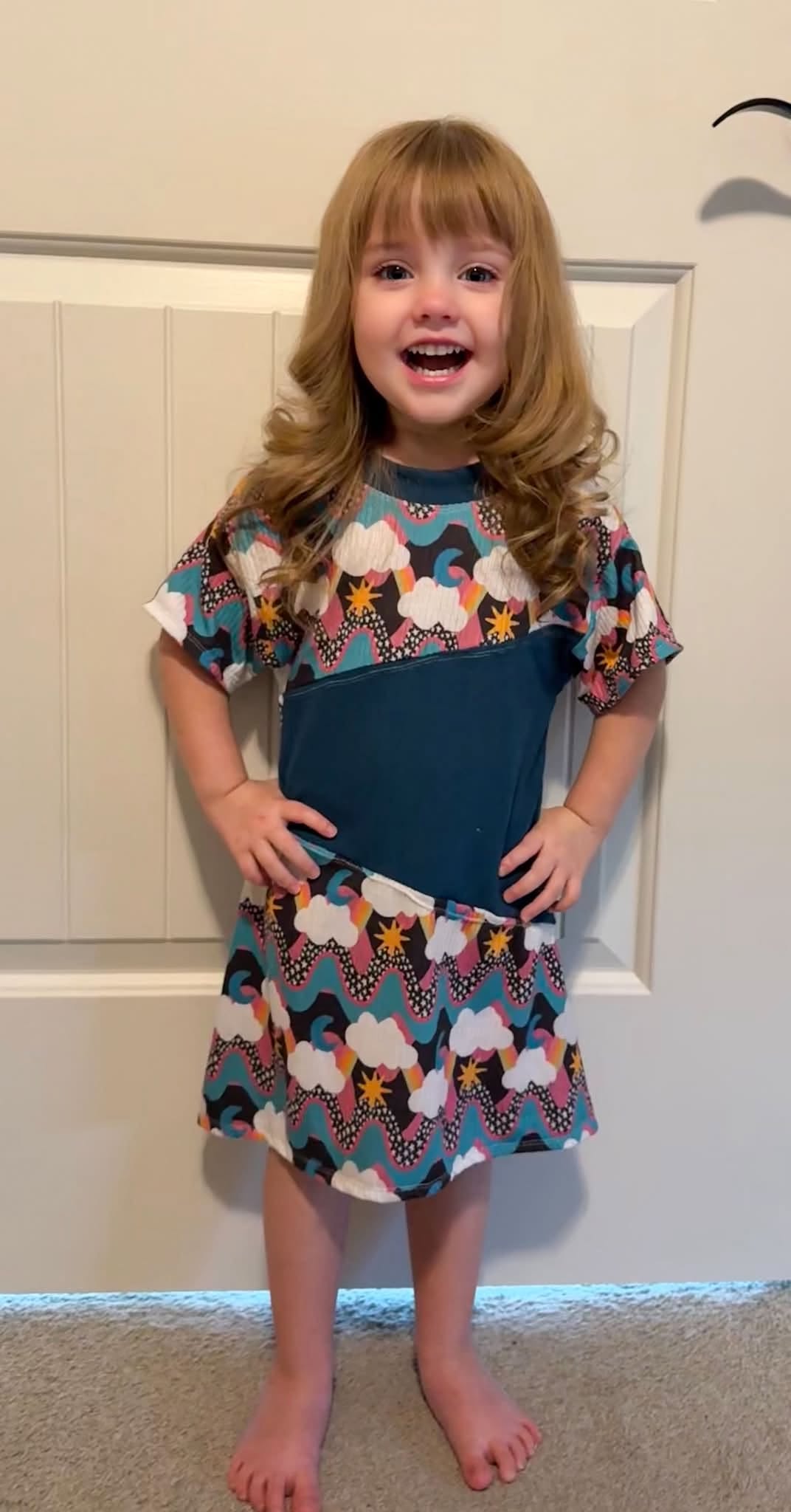 Colorblock Dress