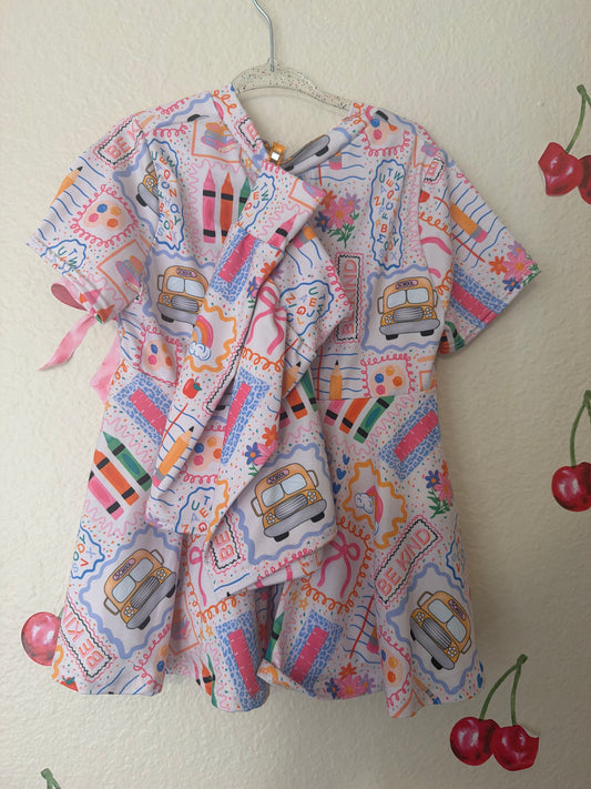 5T peplum and bikers