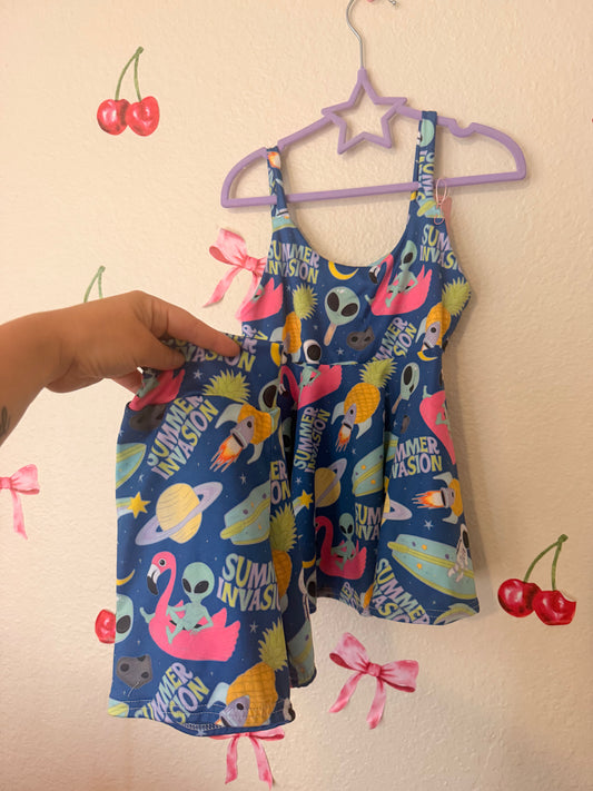 7/8 peplum and bikers