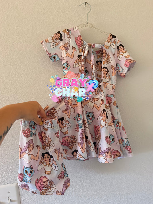 6/7 Rayn Dress & Shorties