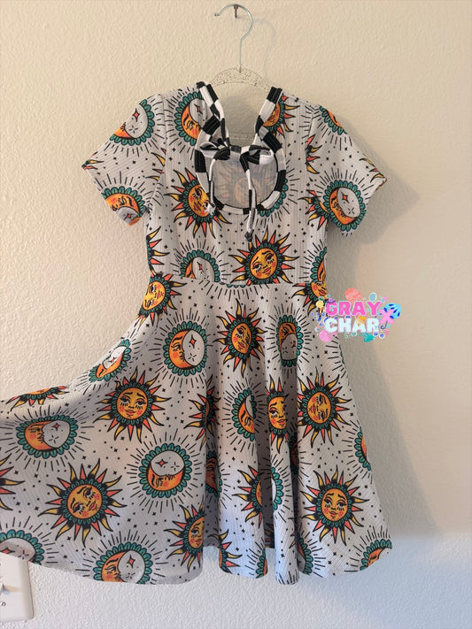 5T open back dress