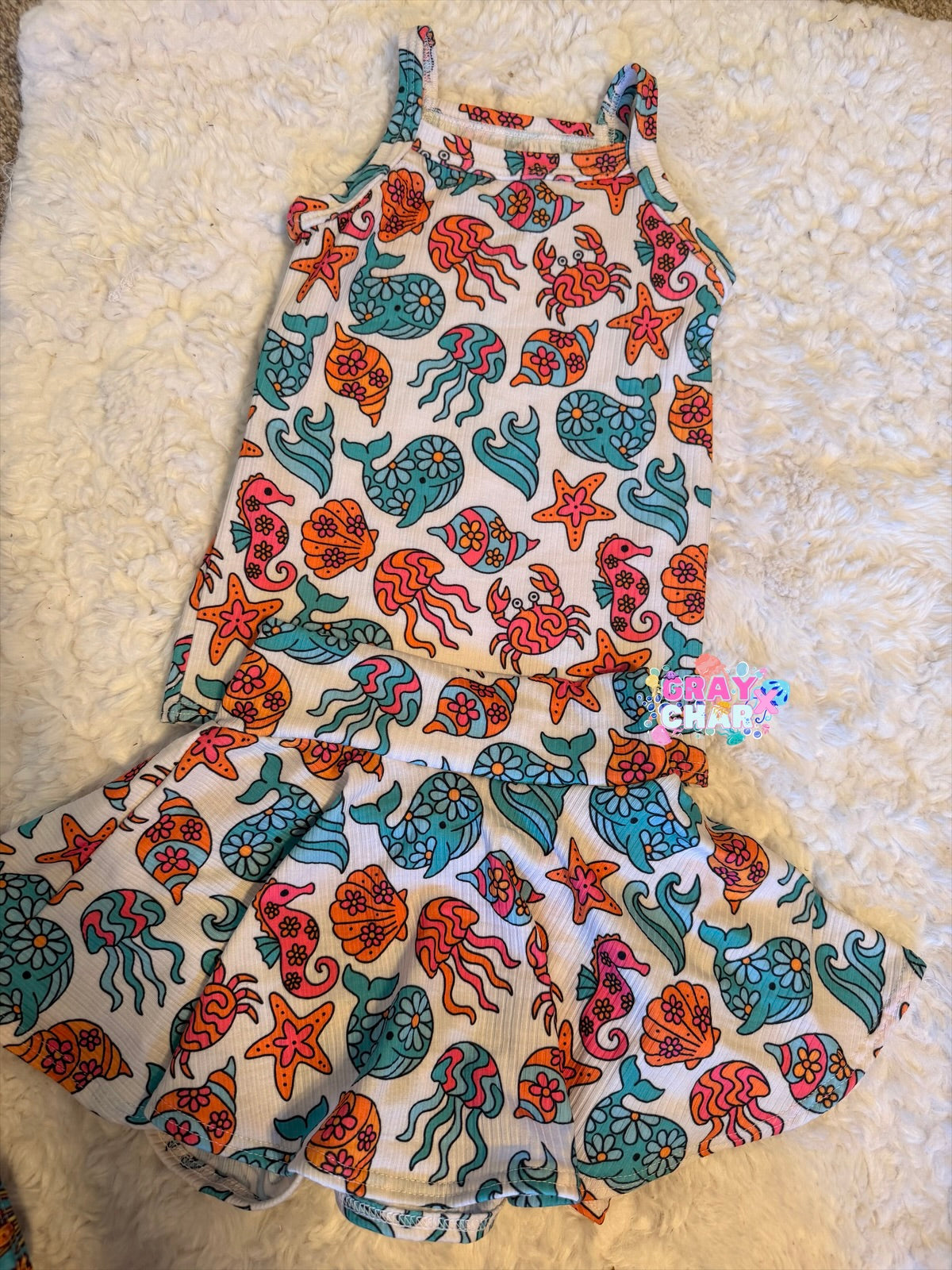 4T Cami Tank & Skirted bummies