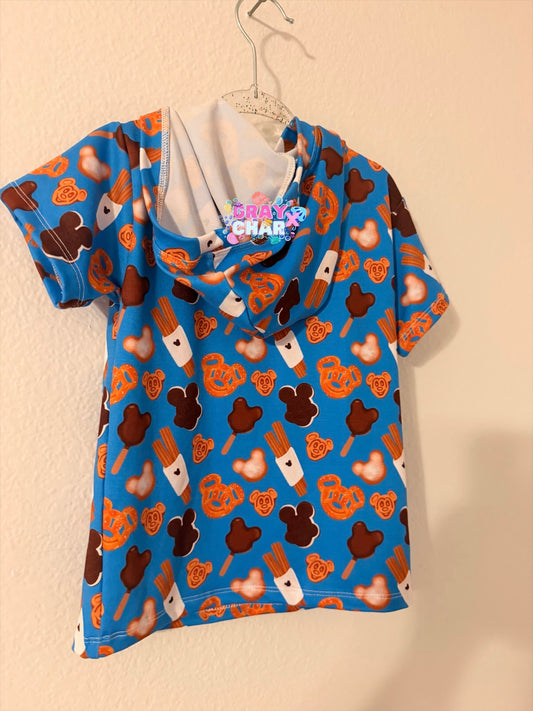 2T hooded tee